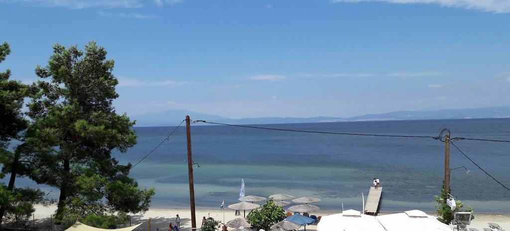 Sikoudis Gorgona Beach Skala Rachoni  Eksteriør bilde