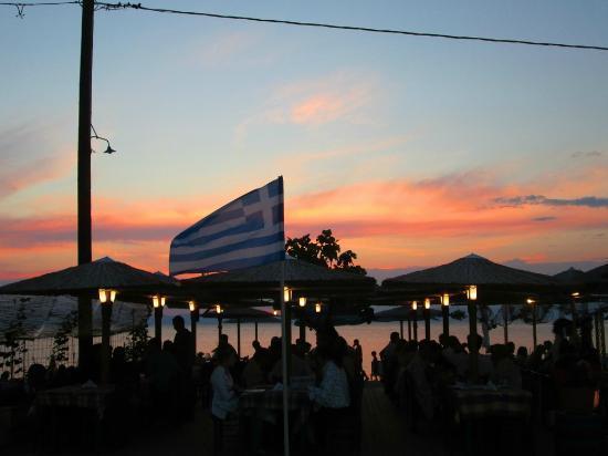 Sikoudis Gorgona Beach Skala Rachoni  Eksteriør bilde
